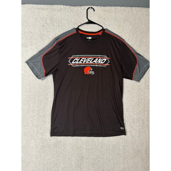 Men’s NFL Team apparel  Cleveland Browns shaving sleeve shirt size XLarge. - Picture 1 of 8
